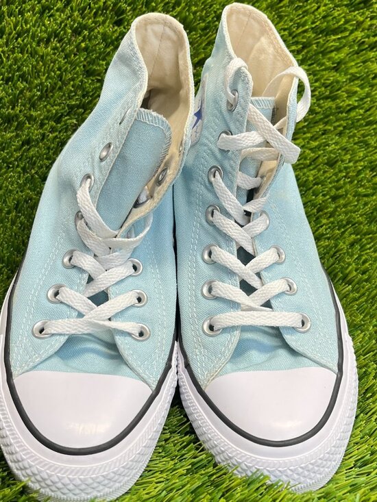 Converse Chuck Taylor All Star High Womens Size 7 Blue Casual Shoes Sneakers - Picture 6 of 11
